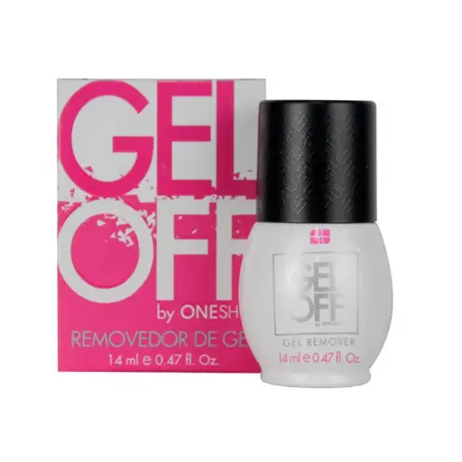 Gel Off One Shot | Removedor Instantaneo de Gel Semipermanente en Seco | 0.5 Oz