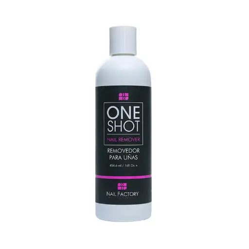 Remover One Shot | Líquido Removedor de Uñas con Aloe Vera | 16 Oz