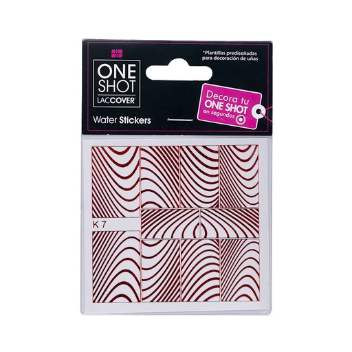 [LCDEC1PZ0083] Stickers De Agua Para Uñas One Shot K 07 Holo 01