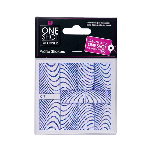 [LCDEC1PZ0085] Stickers De Agua Para Uñas One Shot K 07 Holo 05