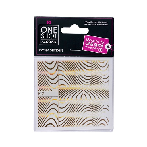 [LCDEC1PZ0086] Stickers De Agua Para Uñas One Shot K 07 Holo 06