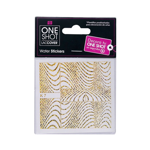 [LCDEC1PZ0087] Stickers De Agua Para Uñas One Shot K 07 Holo 08