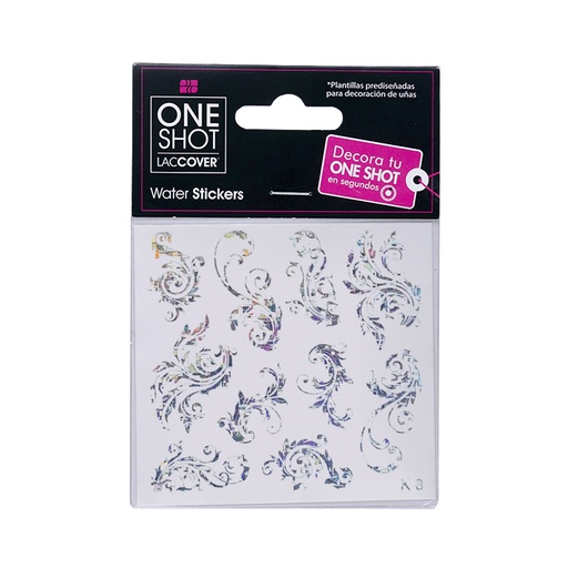 [LCDEC1PZ0092] Stickers De Agua Para Uñas One Shot K 08 Holo 05