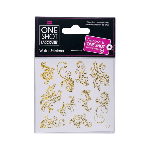 [LCDEC1PZ0094] Stickers De Agua Para Uñas One Shot K 08 Holo 08