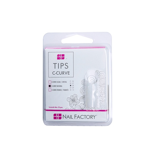 [NFTIP1PZ0082] Tips Para Uñas 03 Curva C Natural