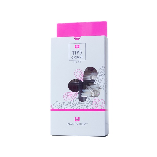 [NFTIP1PZ0093] Tips Para Uñas Curva C Tuti 450 Pzas