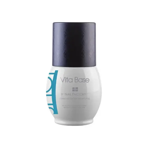 Vita Base One Shot | Base Coat adicionada con Calcio, Queratina y Vitaminas | 0.5 Oz