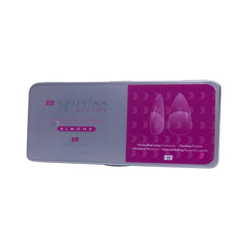 [NFTIP1PZ0302] Soft Gel: Tips Xpress Gel Almond 330 Pzas