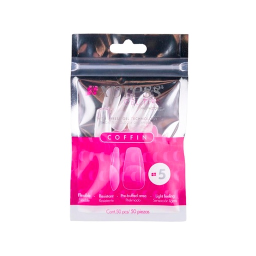 [NFTIP1PZ0405] Xpress Gel Tips Coffin N 5