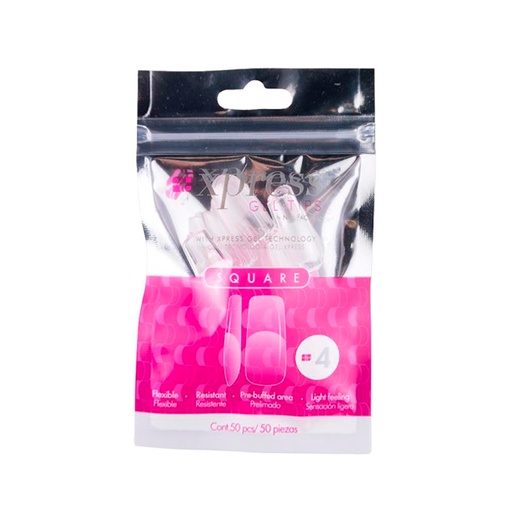 [NFTIP1PZ0426] Xpress Gel Tips Square N 4